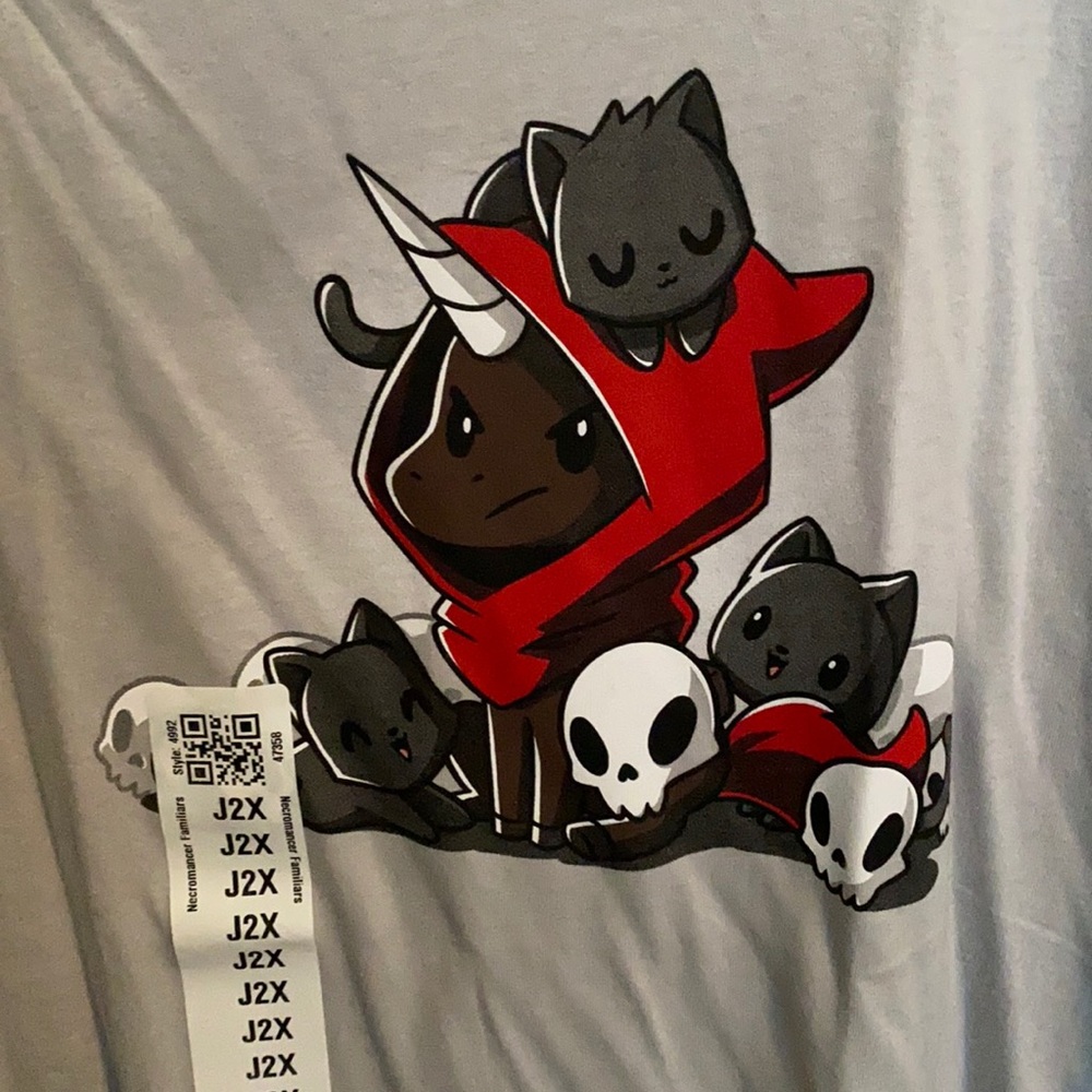 Reaper Unicorn with kitties T-shirt